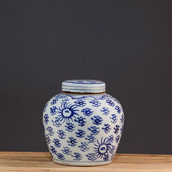 SML BLUE GINGER JAR