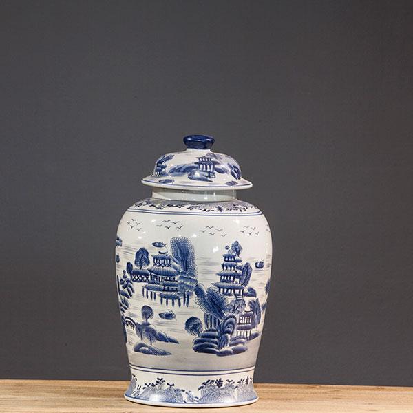 BLUE CHINESE GINGER JAR