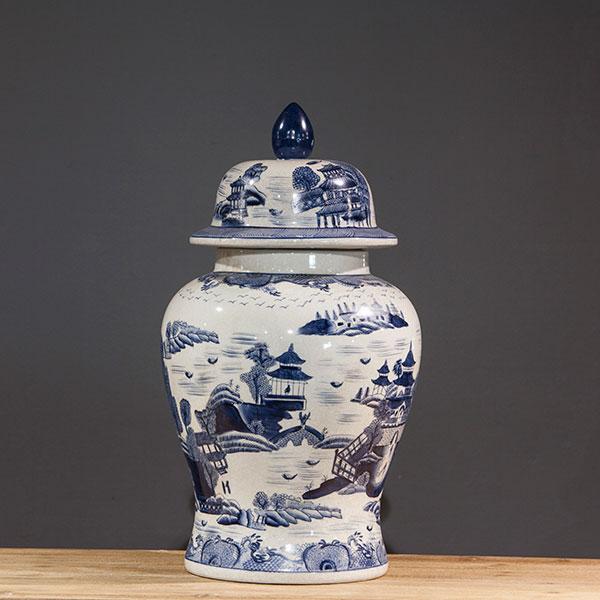CHINESE BLUE GINGER JAR