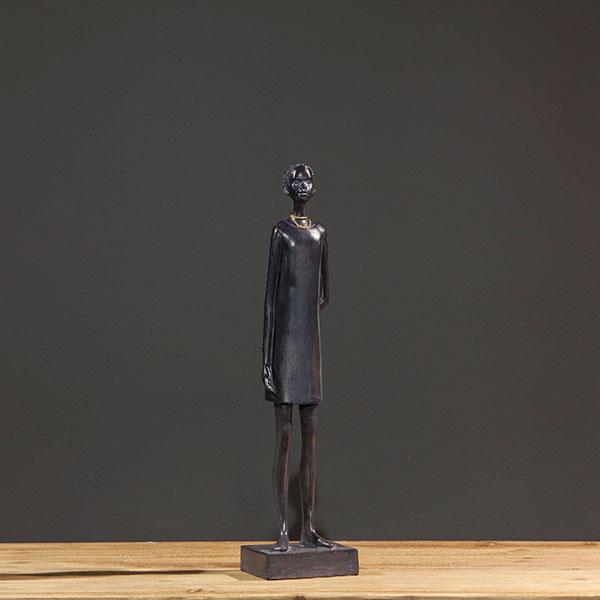 AFRICAN LADY STATUE