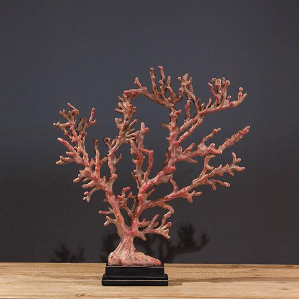 LRG DUSTY RED CORAL /STAND